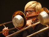 Ila Brass Band trombone in action